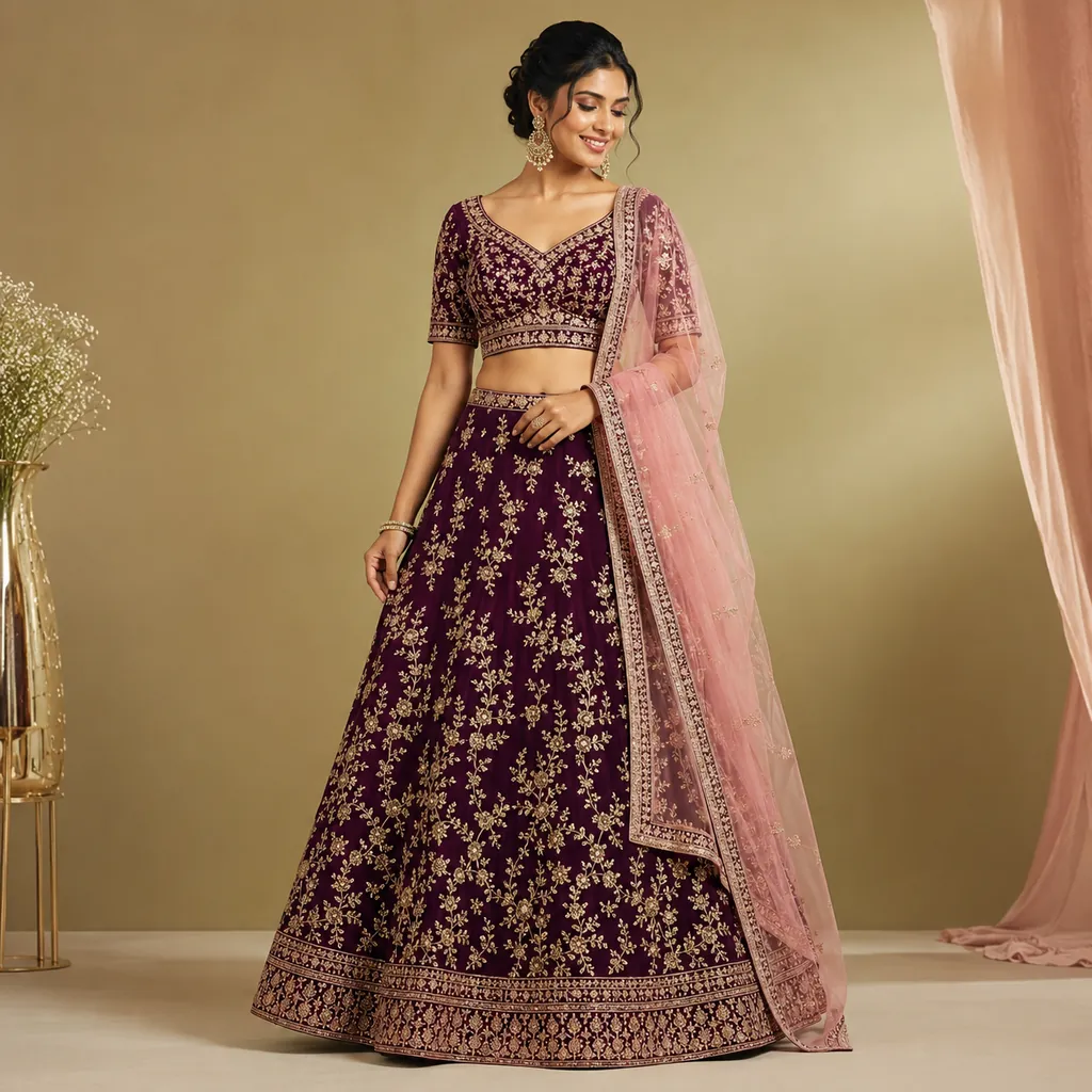 A-line Lehenga